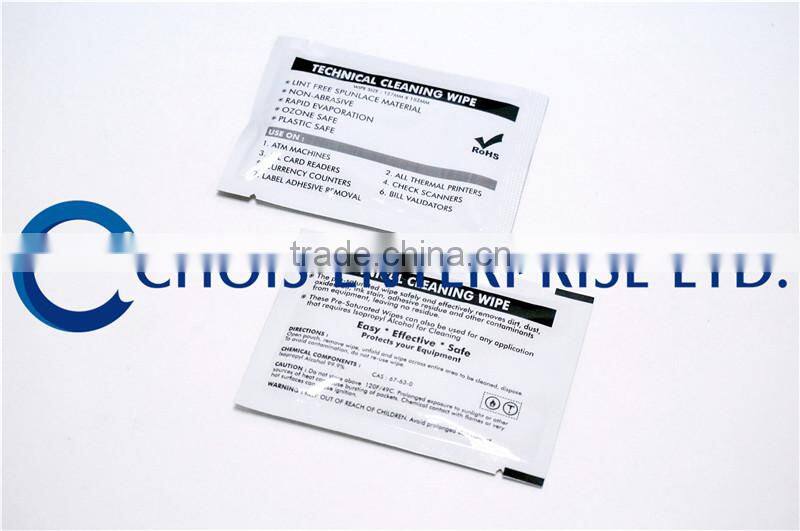 Compatible Evolis A5024 Cleaning Wipes, High Quality