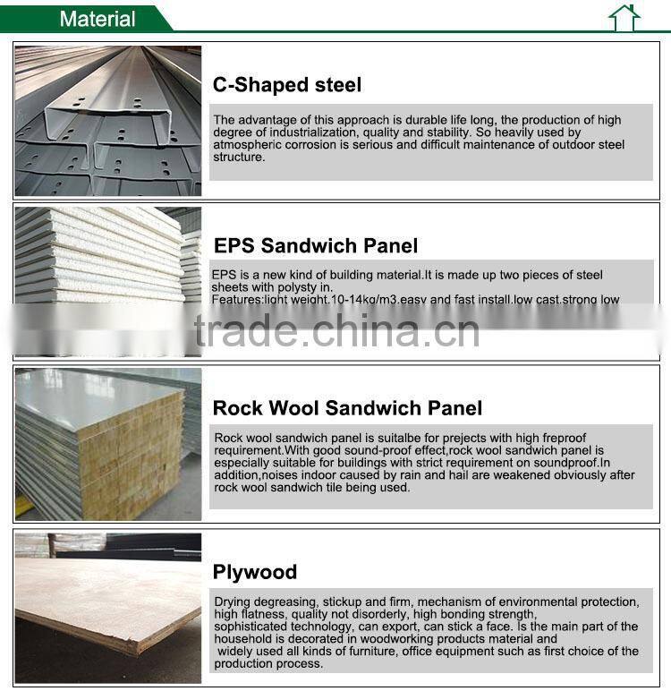 wooden material buildng steel container home prefab houses for living