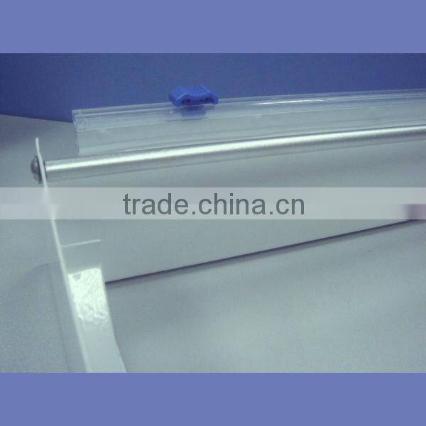 12" Permanent Use White Painted Food Wrap Holder