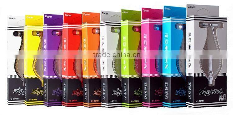 2015 new design super bass colorful earphone for mobile phone mp3 music