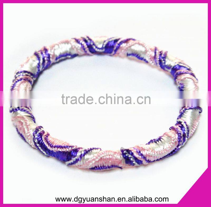 Hot sale twisted elastic hair band spiral hair tie