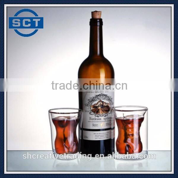 150ml Transparent Party Wine Glasses Sexy Woman Cocktail Wine Glass