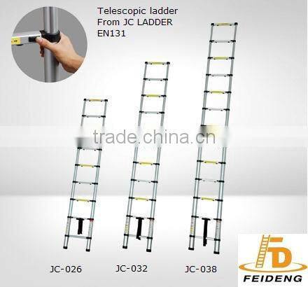 EN131 Telescopic ladder extention ladder
