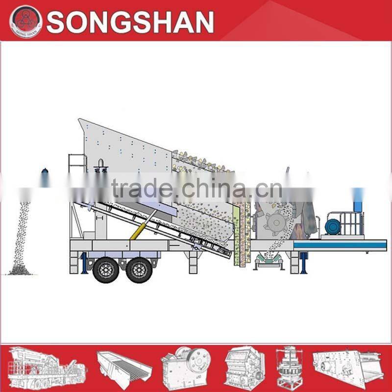 Mobile crusher/movable impact crusher/portable crusher for sale