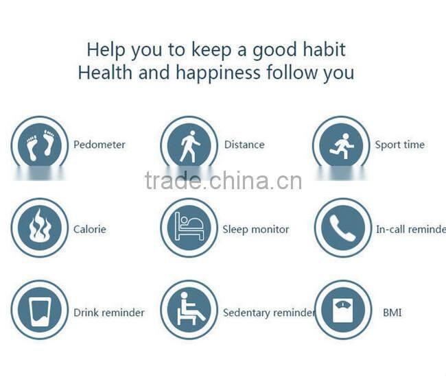 2015 New Fashion Wearable Devices with Low Price High Quality Men and Women Sports Smart Wristband Watch