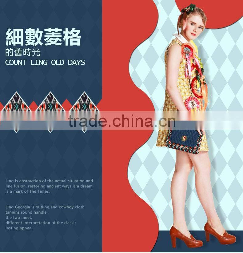 Wholesale fashion denim jeans women cross body bags / canvas shoulder bag