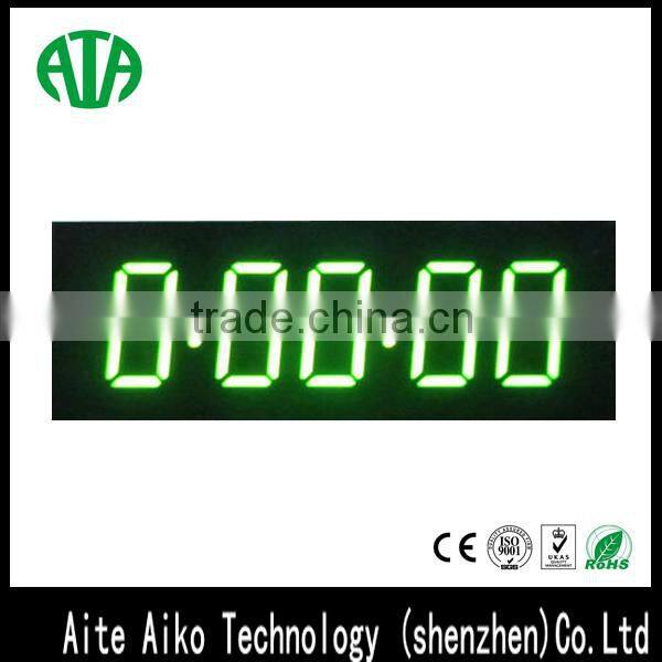 CE ROHS approved 0.36" 5-digit numeric led display with green color