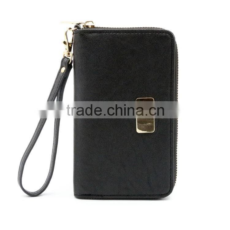 2016 latest fashionable PU leather wallet, phone 6 wallet factory directly