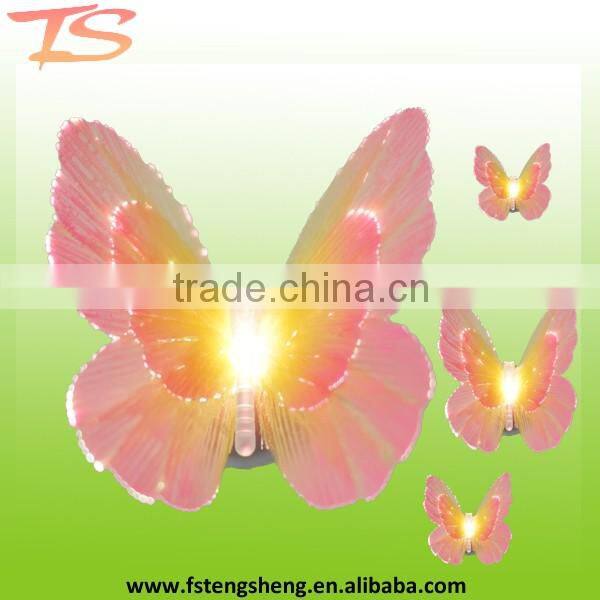 Color Changing LED Fiber Optic Mini Butterfly Light
