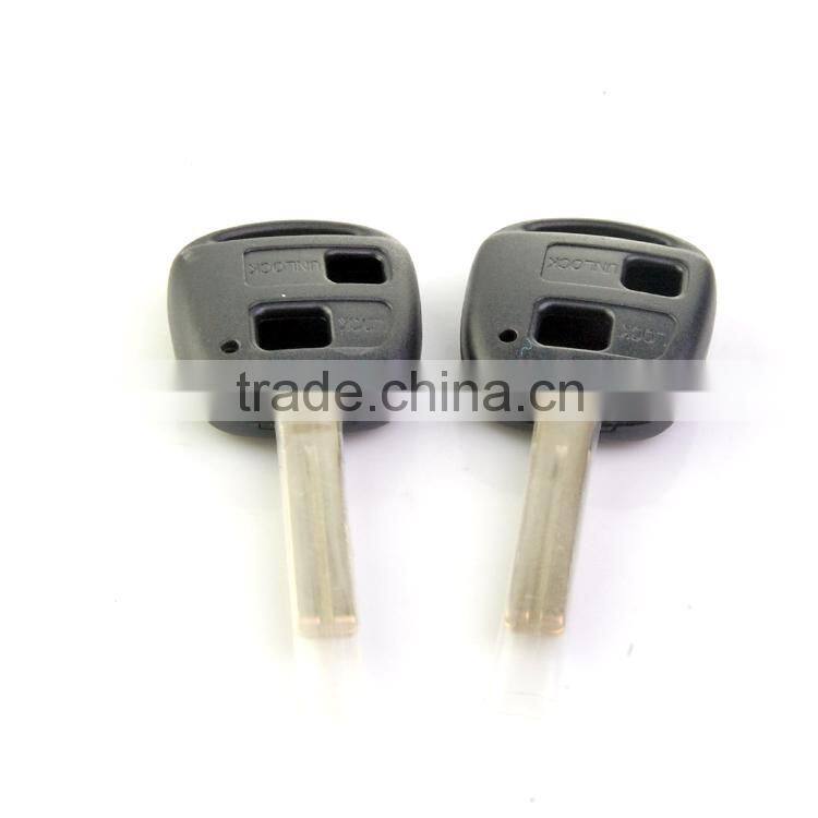 High Quality original car flip key case shell car alarm remote control shell for Lexus 2 button