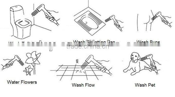 Anus kitchen hand sprayer hand compression sprayer small shower bidet faucet spray