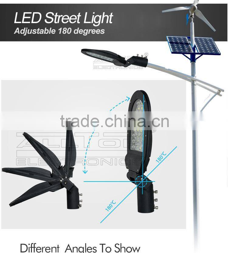 High brightness IP67 waterproof bridgelux cob led street light adjustable