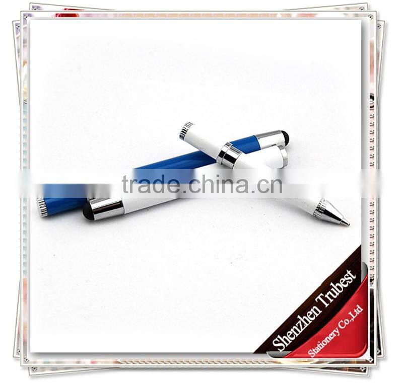 TTO-05 high quality screen touch pen 2 in 1 ballpen , promotional metal stylus ball pen for ipad