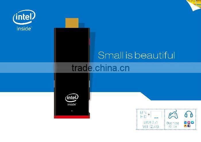 2016 new product computer stick win 10 mini pc Intel Quad Core Android mini pc