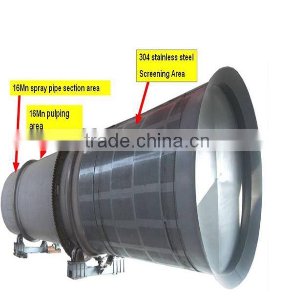 Engineers available to service machinery drum pulper made in China