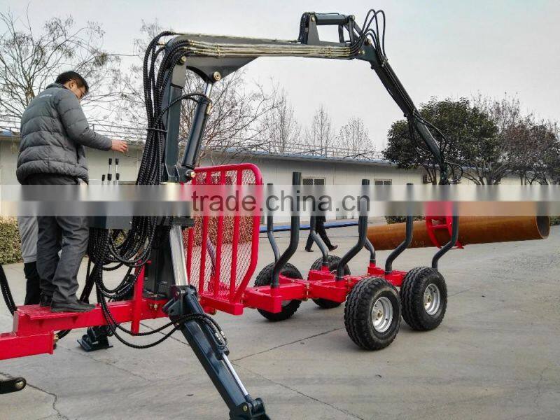 shandong sunco agricultural equipment atv wood trailer