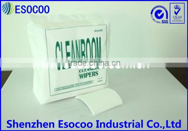 6*6 cost effective cleanroom wiper & dust free cloth paper