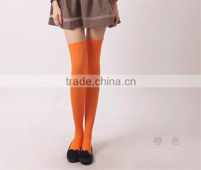 lovely fashion long socks colorful young teen girls sock