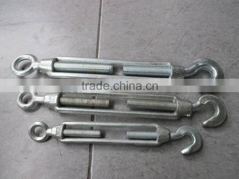 Drop Forged cast iron turnbuckle with H/H