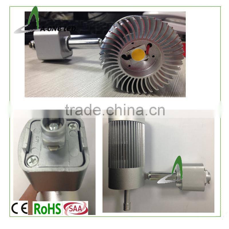 China New Products Original COB 10W LED Track lights Dimmable 4-pin Track Head 10w LED Track lights