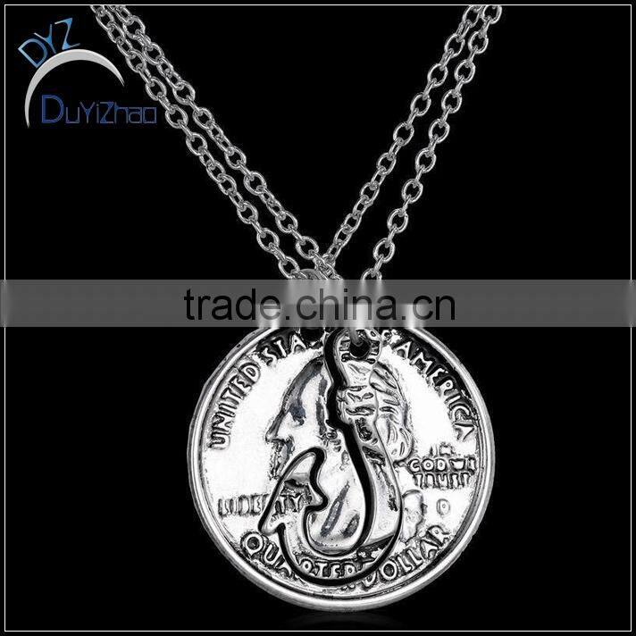 2015 Fashion round alloy pendant designs