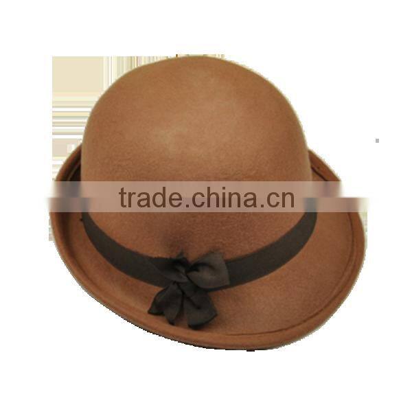 Wool felt bowler hats