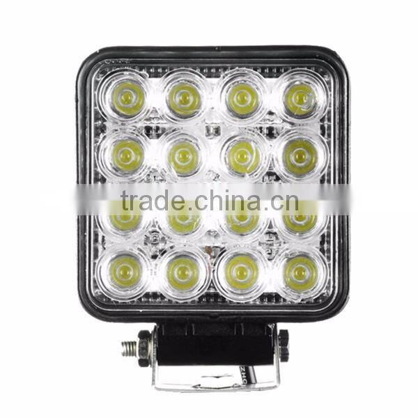 48w led work light 6000K 12v led light ip67 downlight led For offroad 4x4 accessory truck led lights 4x4 Atv Boat
