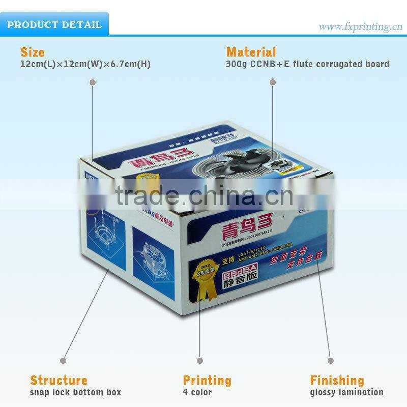 Fast Sample Making China Laminated Corrugated Box Printing