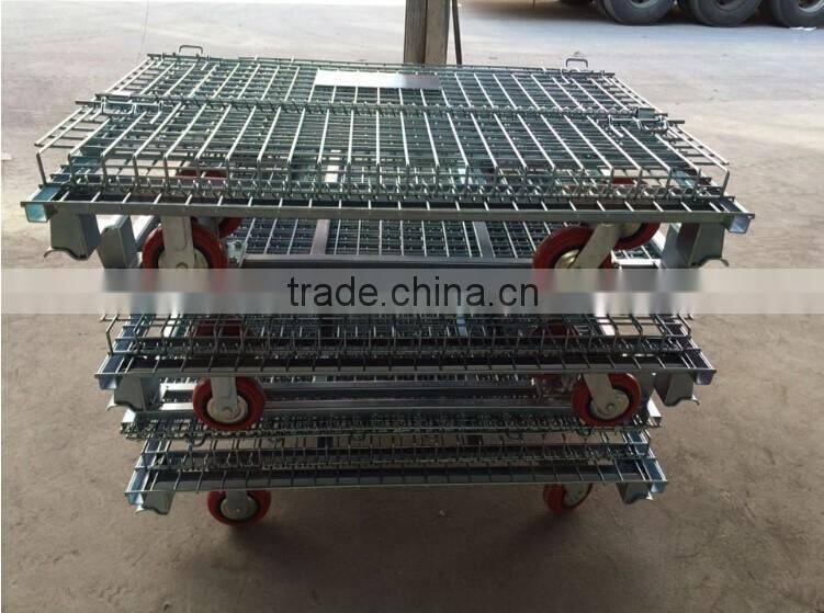Rolling Wire Mesh Container