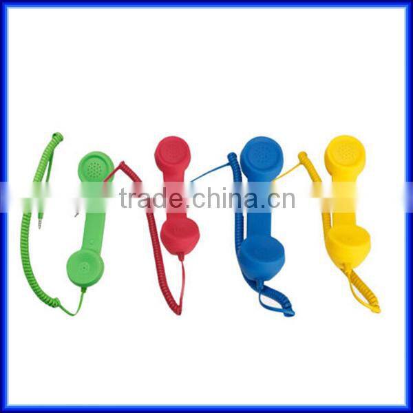 High quality Retro Mobile Phone Handset, Universal retro plastic telephone handset