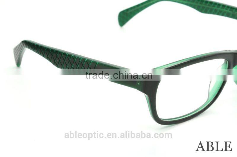 2015 hotselling Colored students acetate hand made spectacles optical frames eyewear eyeglasses