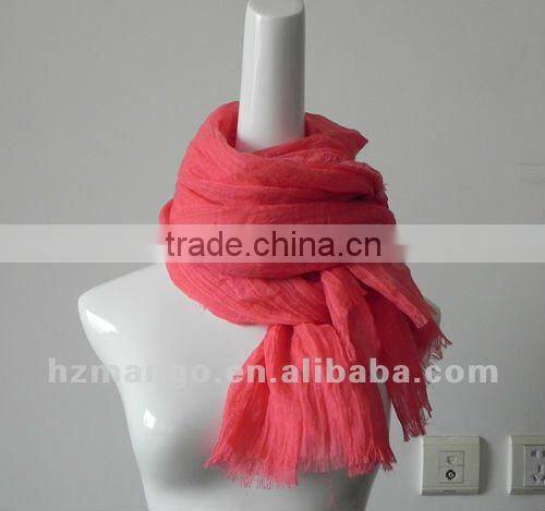 2016 latest fashion spring solid color 100% viscose scarves