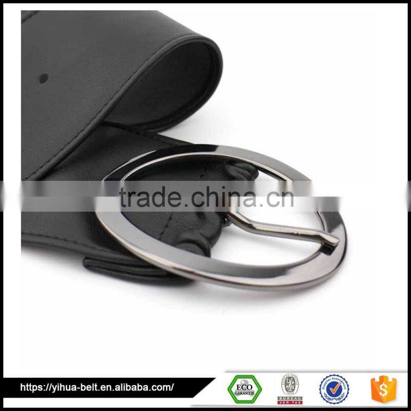 new Fashionable metal buckle hot sell garment pu belt with rivet