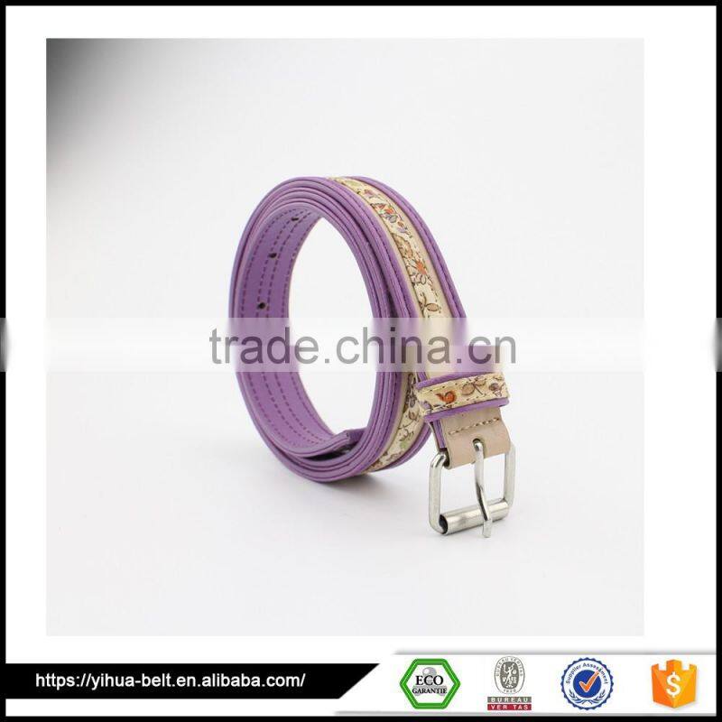 Durable Customized women slimming belt brand waist pu belt