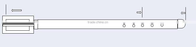 Women and kids fashion punching belt with Candy color glazed PU