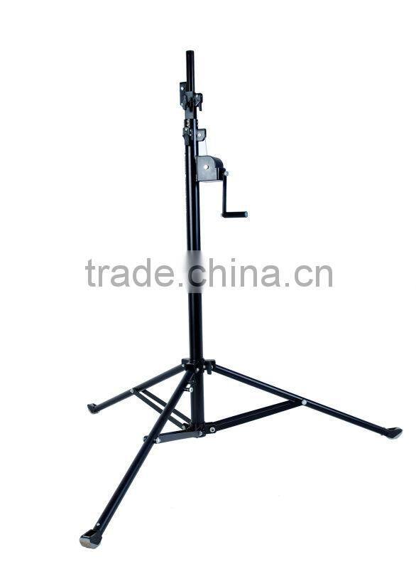 height up to 4m with crank handle load 60kg led flexible light stand