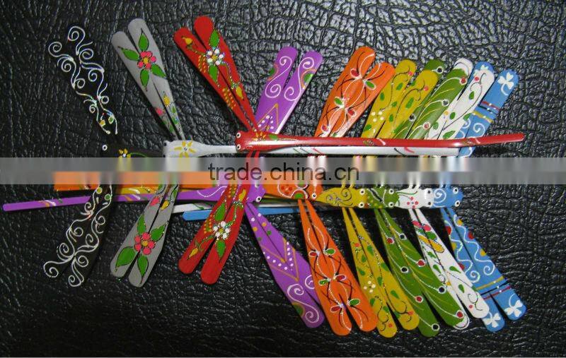 Cheap bamboo dragonfly, cheap craft product, dragonfly for decoration, decorative dragonfly, handmade souvenir