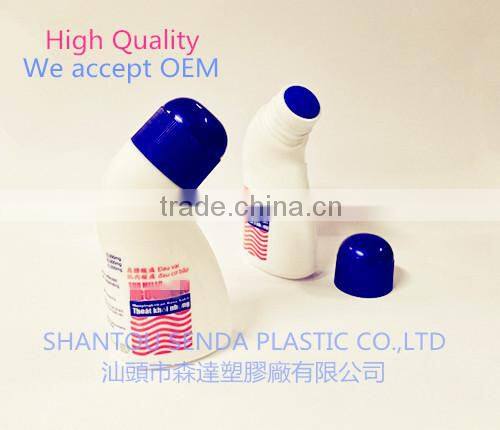specialty plastic bottle, plastic bend bottle, sponge head bottle