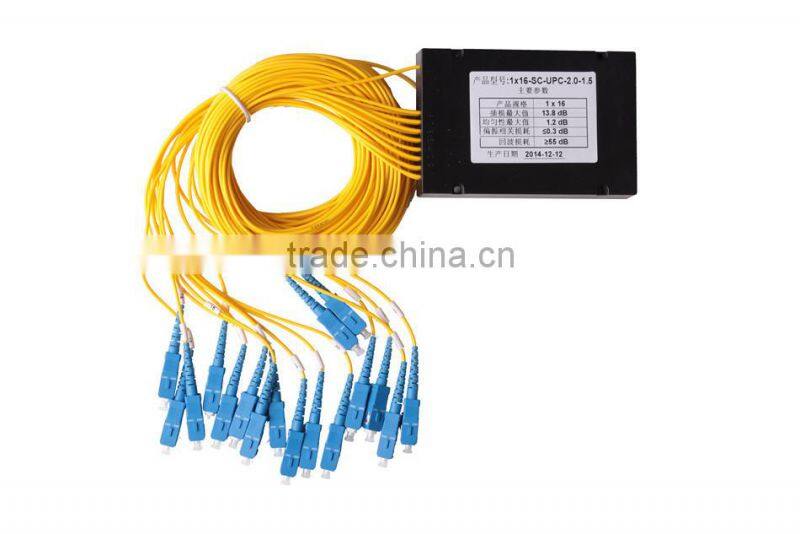 FTTH GPON OLT ONU 2*4 2*8 Box PLC Fiber Optic Splitter