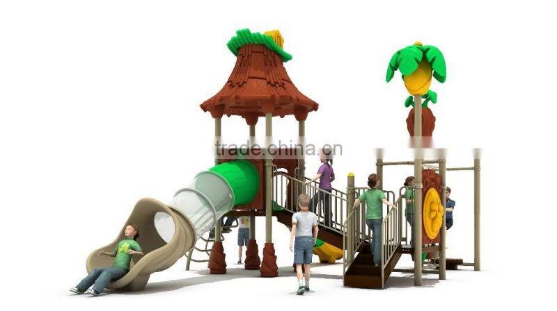 Kids plastic playground slides