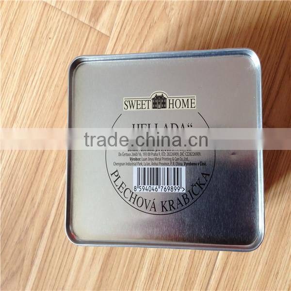 2015 chiness trendy metal jewelry tin box