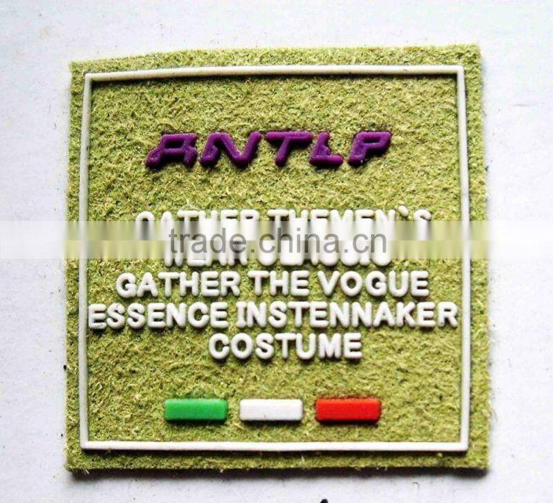 3d iron on rubber patch