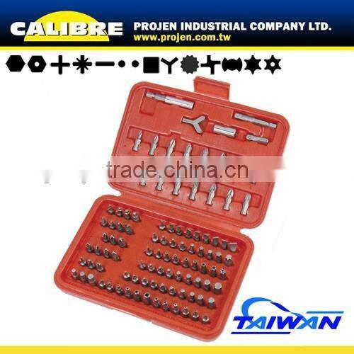 CALIBRE 100pc Power Tool Security Bit Set Screwdriver Bit Set