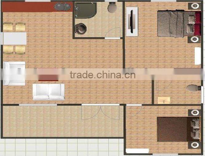 western style light steel villa with ISO&B.V. certificated