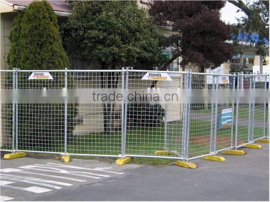 Factory directly sale high quality galvanized and powder coated temporary fence