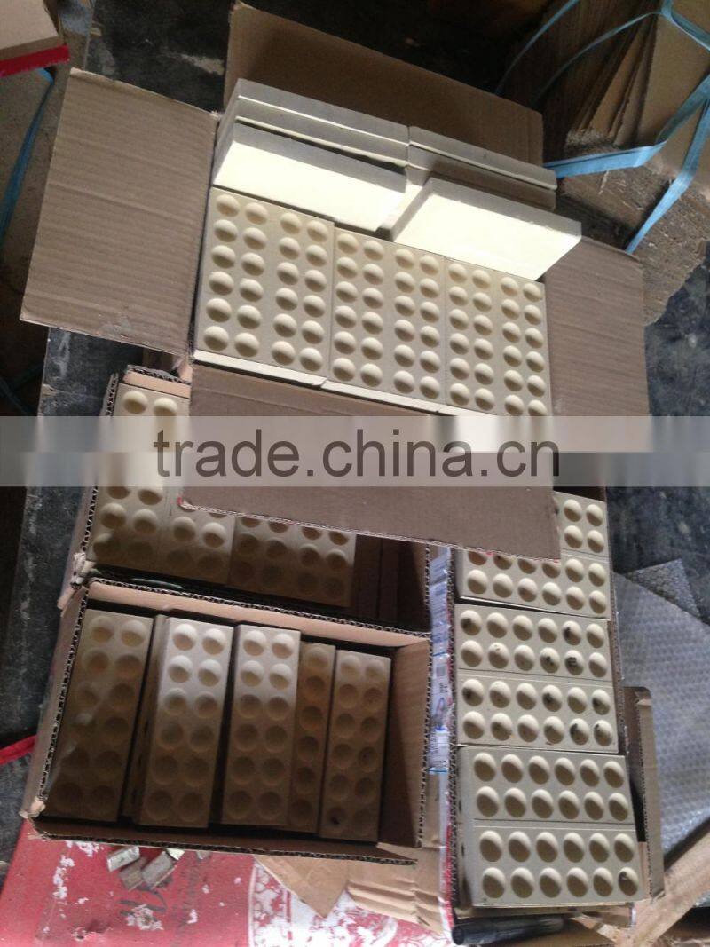 24 hole plate cupels ,megnesia/bone ash cupels for cupellate