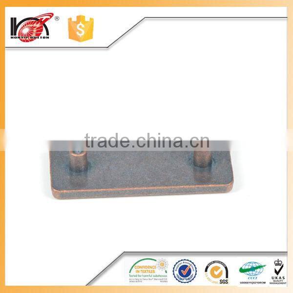 antique metal brass decorative rivets wholesale label for mens clothing for alll kind of garment