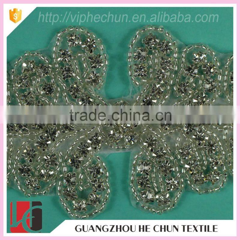 HC-7581-1 Hechun New Items Beads Bride Sash Trim