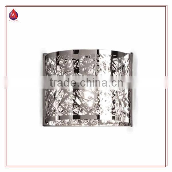wholesale wall sconce lighting with metal and crystal decoration