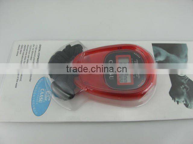 Factory Wholesale Digital Stop Watch Timer with Lanyard